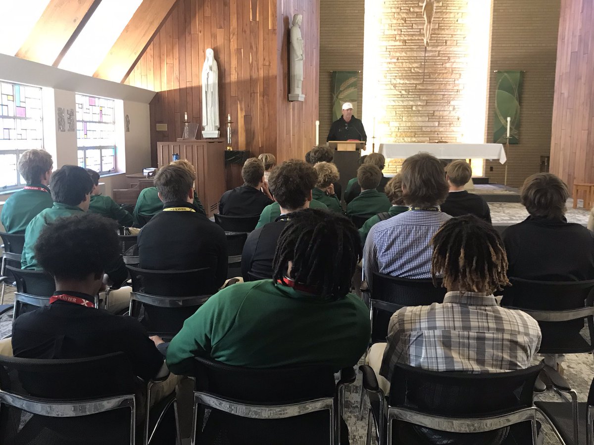 St. X would like to give a big thank you to Chris Redman for being our TFC speaker today. He encouraged us to choose friends that will hold us accountable and help us grow. He also reminded us that throughout all the highs and lows of life, our relationship with God remains true.