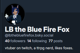 LB the Blue Fire Fox 💙🔥🦊 tweet media