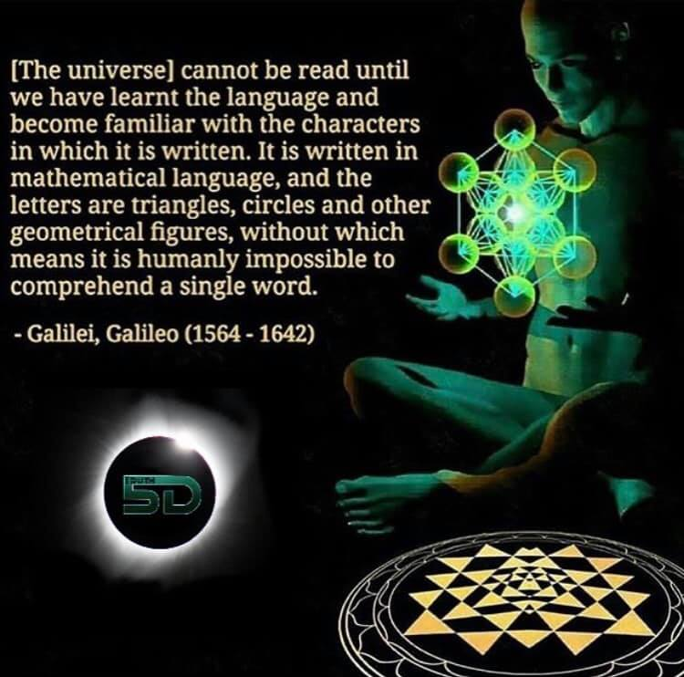 BardCode's tweet photo. "The book of nature is written in the language of mathematics." ~ Galileo Galilei
#Galileo #Mathematics #Numbers #Language #Universe #Math #Geomatry #UniversalGeometry #SacredGeometry #Codes #BardCode https://t.co/uWqCip9yz7