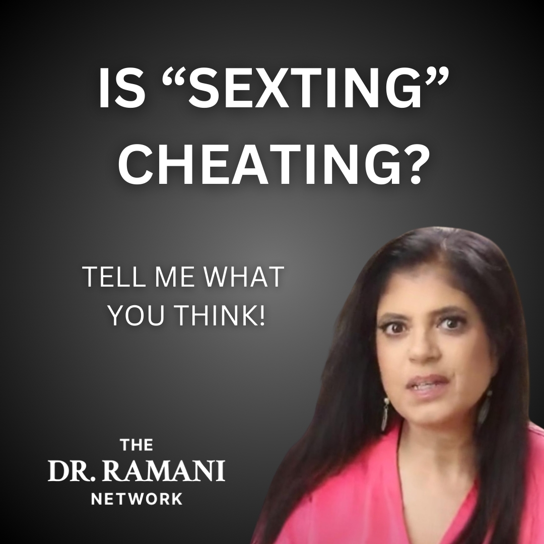 DoctorRamani's tweet image. On the next Dr. Ramani Network I will tell you my thoughts on if sexting is cheating and reveal shady online behaviors, often used by narcissists, you need to watch out for.  Friday 10/18 - 10am PT / 1pm ET - drramaninetwork.com