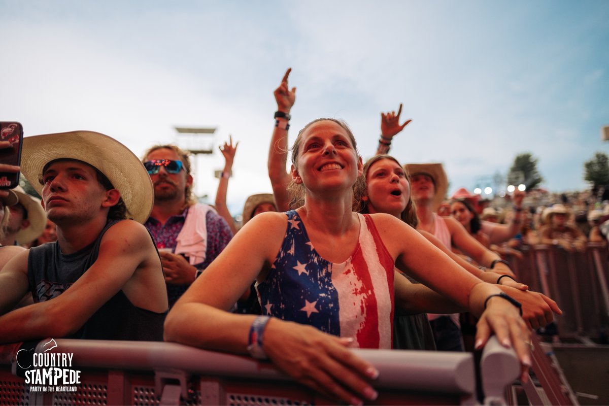 All smiles knowing you're headed to Country Stampede 2025 with your crew! 😄

Lock in your tickets now for an epic weekend of live music, great company, and unforgettable memories ✨

🎟: bit.ly/CS2025tix

📸: Burns Productions

#CountryStampede #Stampede2025