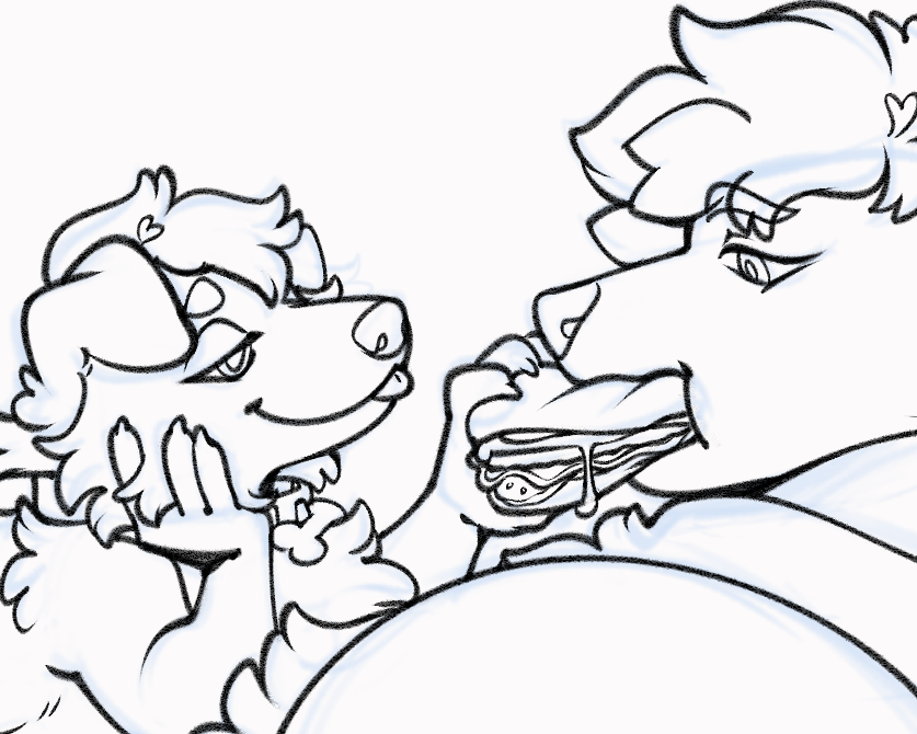 smollMorro's tweet photo. I return to the drawing board 💛
YCH is coming along nicely, and I came up with a new belly-mouth appreciation kaiju whom I love 🥰 https://t.co/P4XQLNivG7