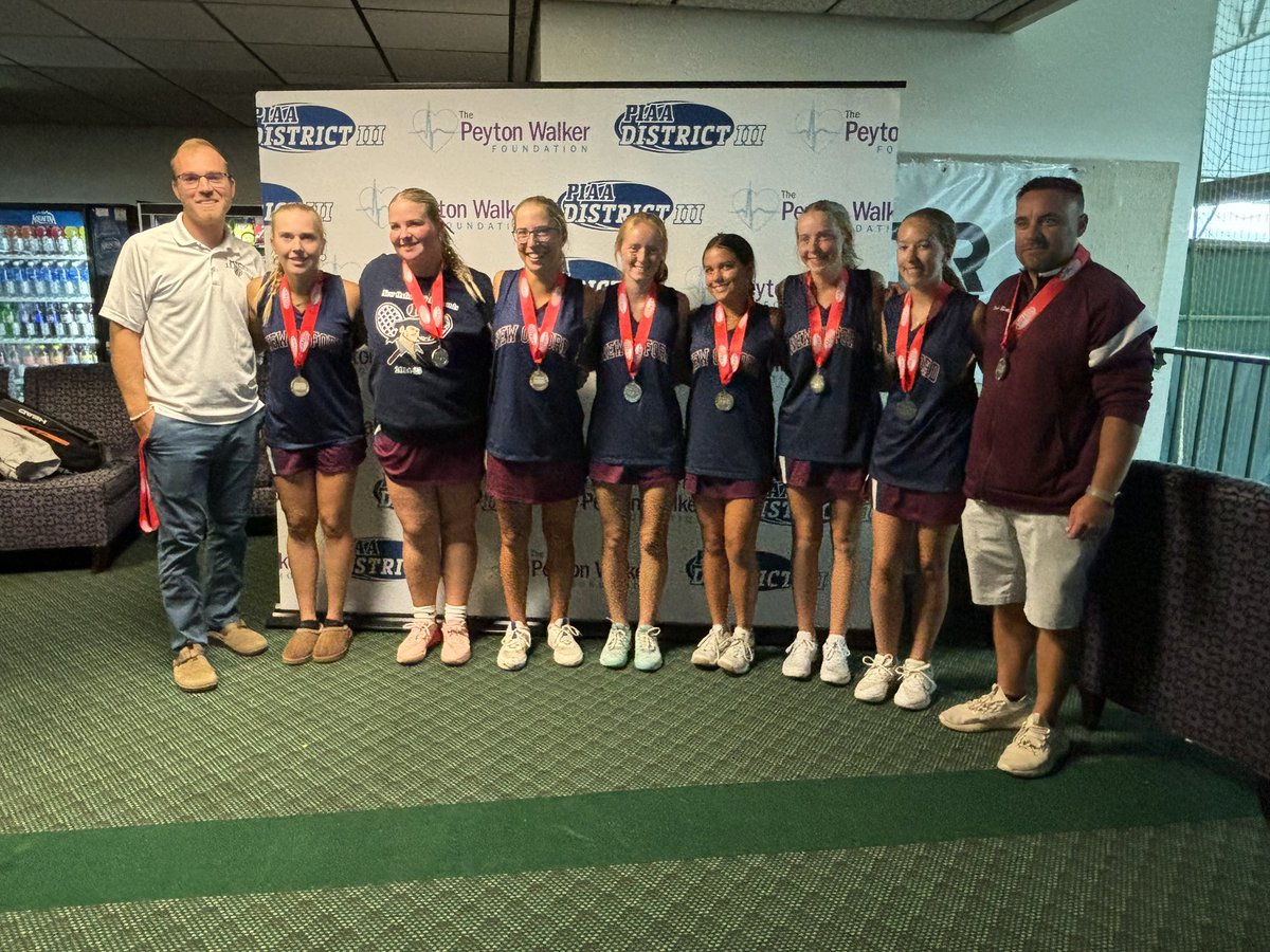 After an amazing match, New Oxford Girls Tennis takes the District 3 silver medal, falling to Manheim Township 2-3. The girls will move into the PIAA state tournament on Tuesday.