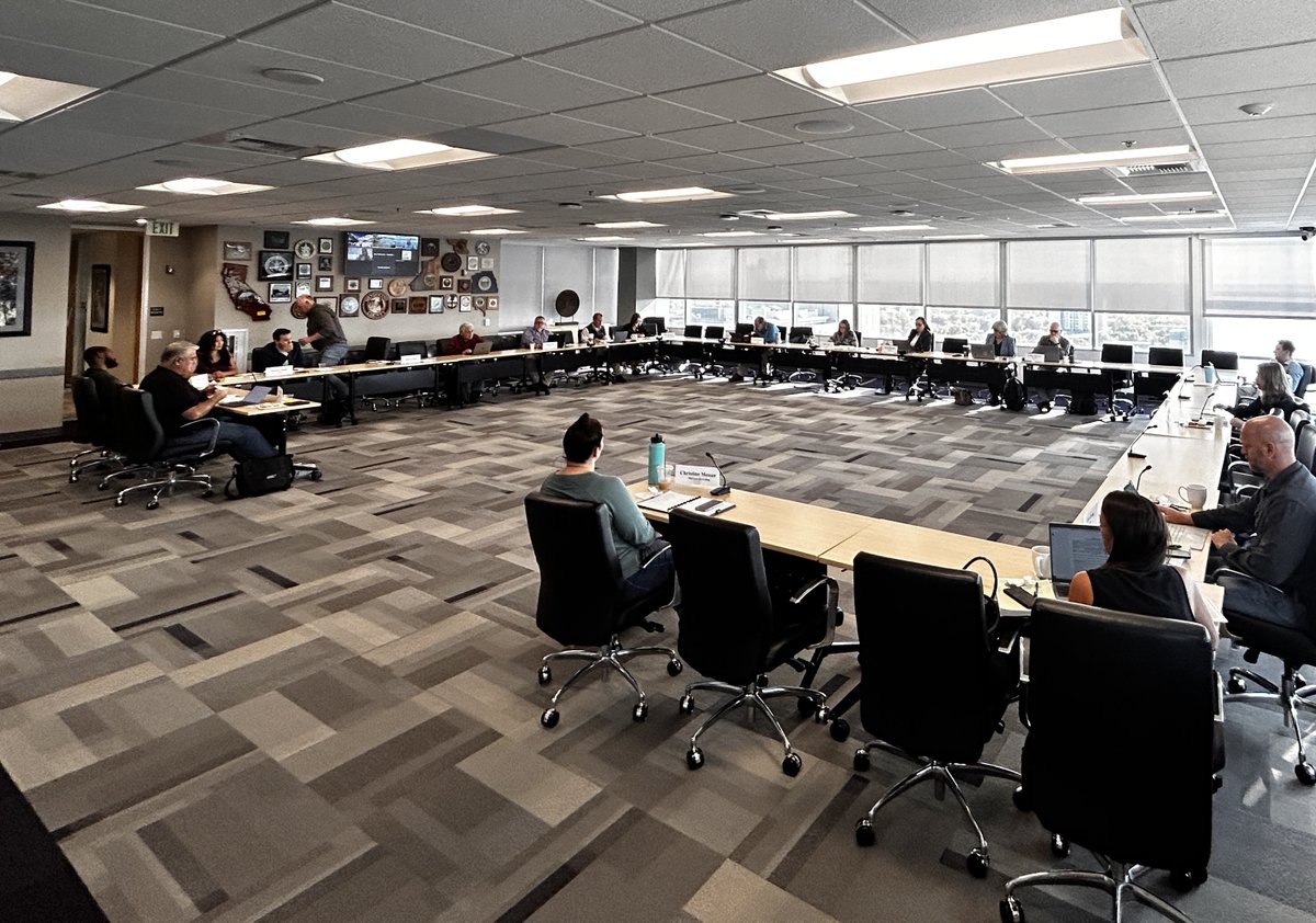 RuralCounties's tweet photo. This morning, the Board of RCRC’s affiliate entity @ESJPA met to address solid waste issues in CA's rural counties, discussing updates to  CalRecycle programs, legislation, and grants, &amp; member county concerns. Thank you, to the ESJPA Board, for supporting our #rural counties. https://t.co/MSZkQgJcCC