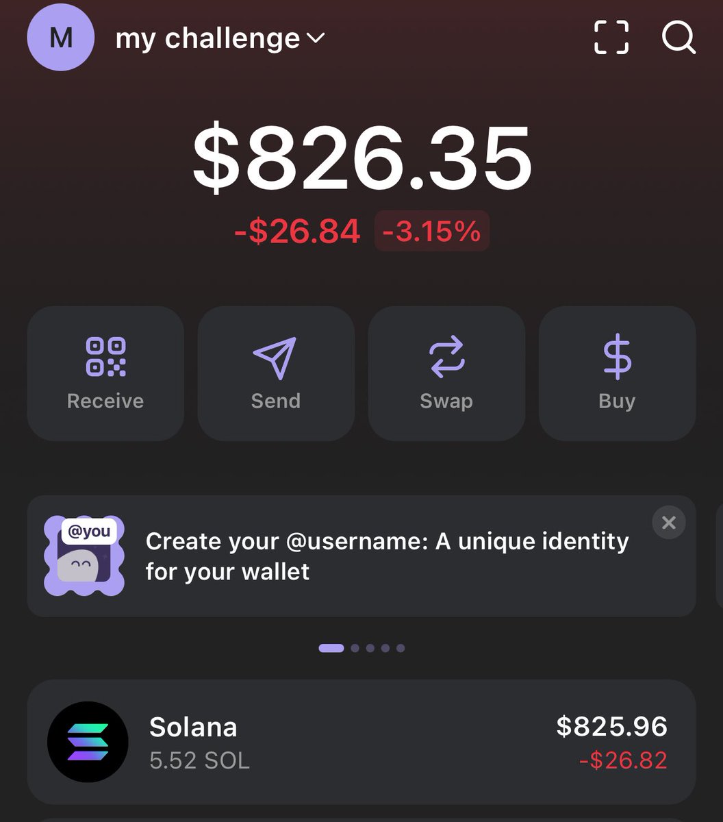 saracrypto_eth's tweet image. Starting my 5 $SOL to 1000 $Sol challenge today

Just set up a tg channel where I'll share all my plays

Join ~&amp;gt; Link in bio 

Drop a comment, retweet and like if you want me to fund you the initial 5 $SOL 

Wallet - 

6G8je2ZvN9fhZuMKvYc9Mu235cEMkgxri8WxfF6qts53