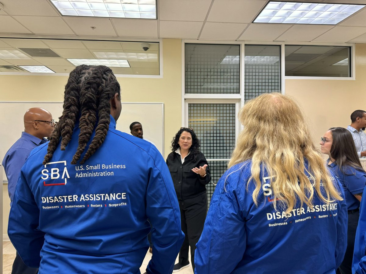SBAIsabel's tweet image. When hurricanes Helene and Milton hit, @SBAgov and our resource partners quickly mobilized. Thank you to the team at the Business Recovery Center in Tampa for helping businesses rebuild.

Find a Business Recovery Center near you: sba.gov/funding-progra…
