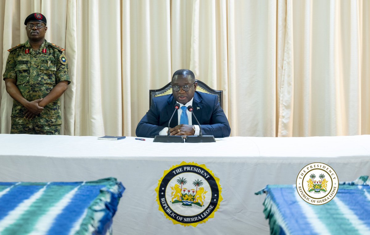 Presidency | Sierra Leone 🇸🇱 tweet media