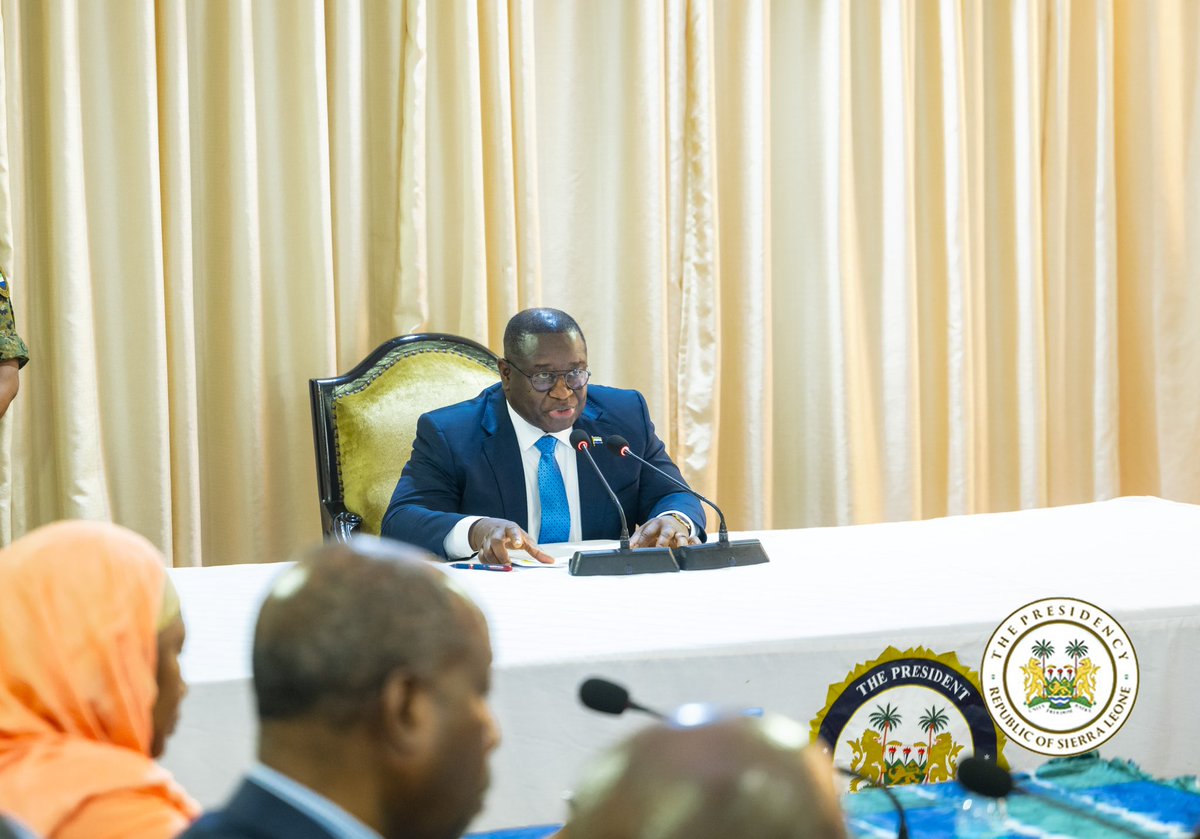 Presidency | Sierra Leone 🇸🇱 tweet media