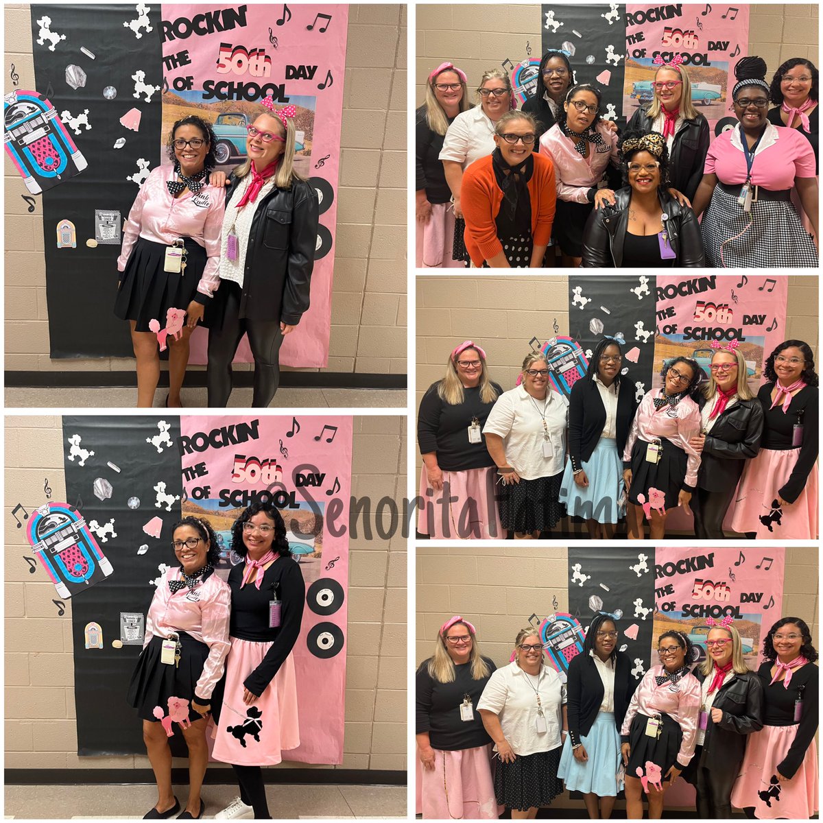 SenoritaFatima's tweet image. Throwback alert! We are rocking the retro vibes by dressing up like the 1950s to celebrate the #50thdayofschool! We are bringing the spirit of the '50s to life and making learning an absolute blast. #ThrowbackFun 📚🍎💃
#Ultimatelearningexperience