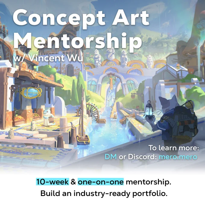 My Concept Art Mentorship for environment and prop has new open slots now!

Aaaand I'd love to feature one of my former student Valentina's project "Nomads". 

She did a fantastic job creating a unique culture with intriguing details and beautiful renders.🕊️ 