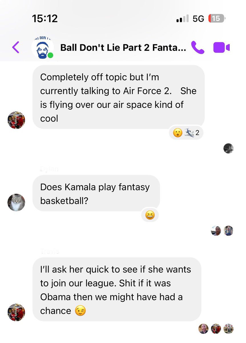 MyBeerAdventure's tweet photo. Swing State conversations

#KamalaHarris2024 #SwingState #AirForce2 #KamalaHarris #DougEmhoff #BarackObama #FantasyBasketball @ESPNFantasy @espn @KamalaHarris @DouglasEmhoff @BarackObama https://t.co/zONljcUyUg