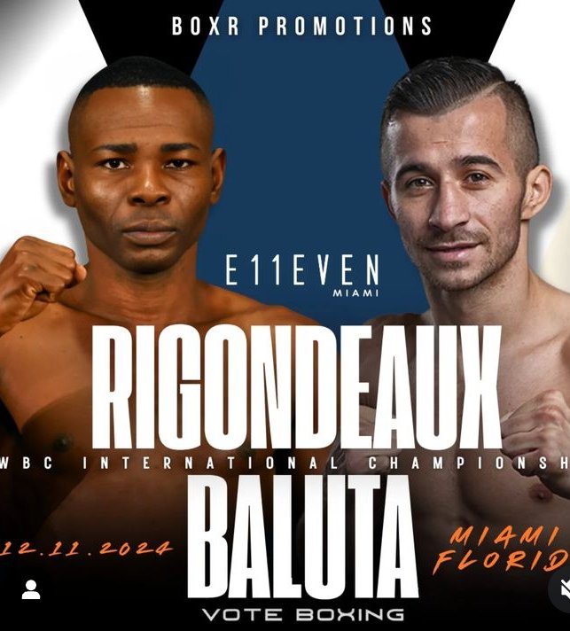 Rigondeaux 🆚 Baluta el próximo 12 de noviembre en Miami...🥊🥊🥊