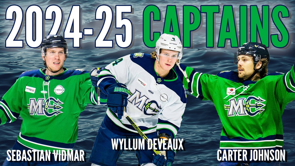 Presenting our initial leadership group for 2024-2025: <a href="/vidmar22/">Sebastian Vidmar</a>, <a href="/w_deveaux11/">Wyllum Deveaux</a>, and <a href="/c_johns95/">Carter Johnson</a> will wear letters! #TurnTheTide