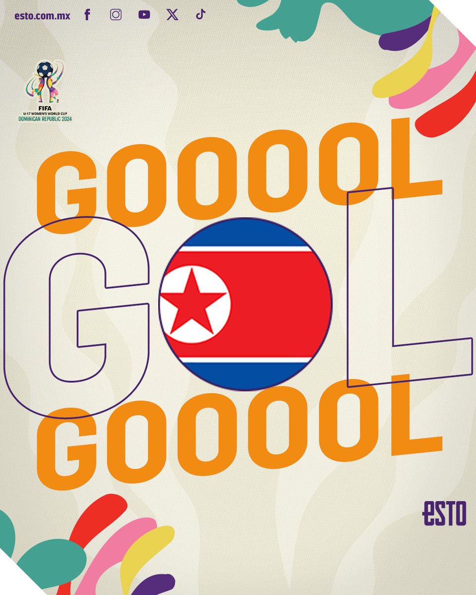 estoenlinea's tweet photo. #MundialSub17 ⚽ #FIFA 🏆
25' ⏱️ ¡Ya sálganse todos por favor! Ya cayó el segundo de Corea del Norte.
🇰🇵 #RPDCorea 2️⃣🆚0️⃣ #México 🇲🇽
🔴 EN VIVO 👉https://t.co/qvia6BB1Uk https://t.co/1SHVPP6XRc