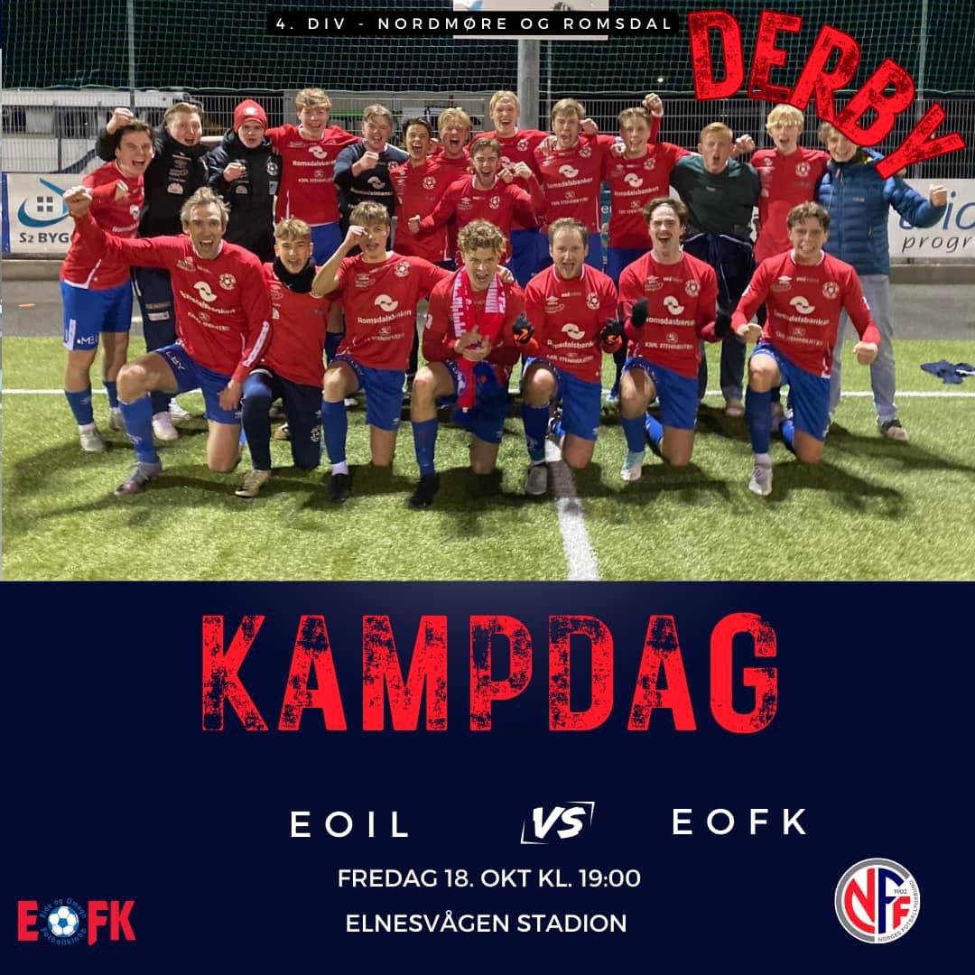Årets siste kamp og lokalderby på bortebane! 
Vi tar turen til <a href="/eoilfot/">Elnesvågen/Omegn</a> !