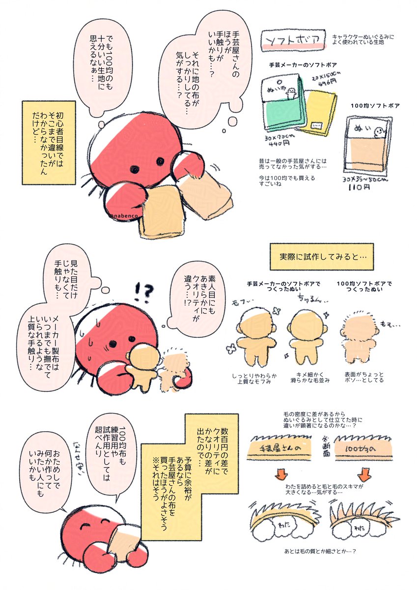 ぬい布(ソフトボア)の個人的な所感… 