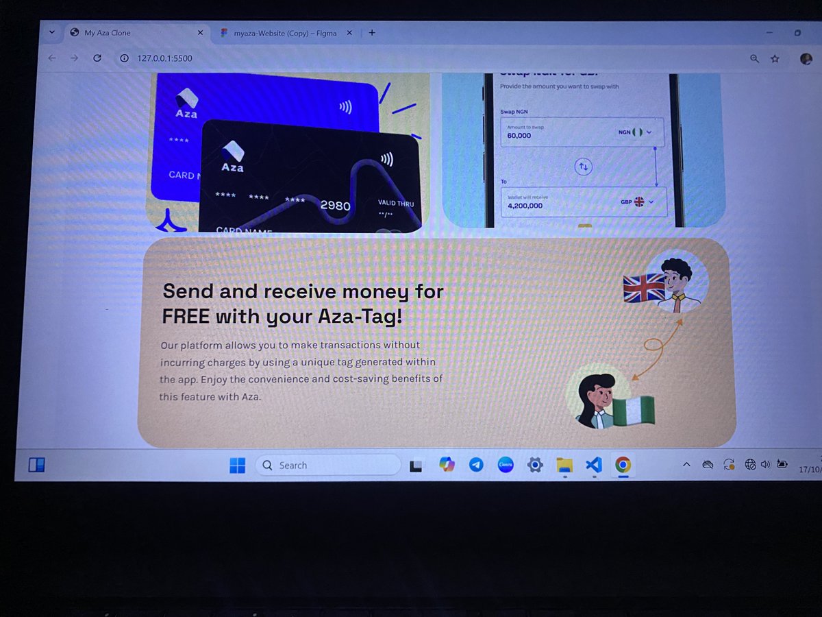 Almost done with the landing page 😭😭😭