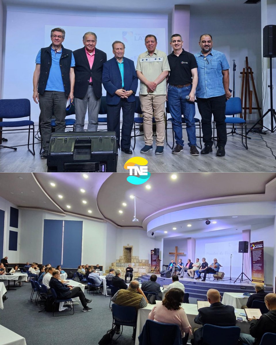 TNEtelevision's tweet photo. #Noticias | 🗞️ | 11ª Asamblea General Alianza Evangélica Latina en Quito, Ecuador 🇪🇨 

#tnetv #noticias #ael #pastores https://t.co/i5HzXDp2z3