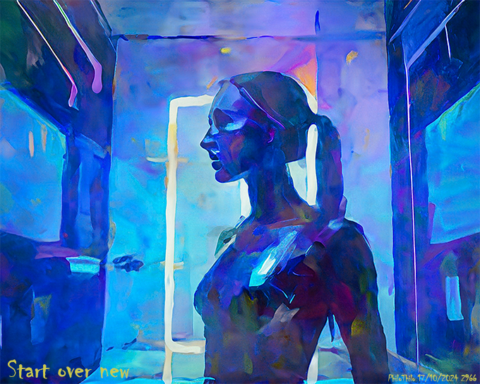 PhiloThilo's tweet image. Start over new
PhiloThilo 17/10/2024
#digitalart #abstractart #startover #startovernew #philothilo