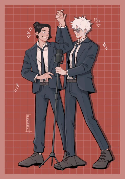 I really wanted to try and make a stsg standee #夏五 #JJK #satosugu
