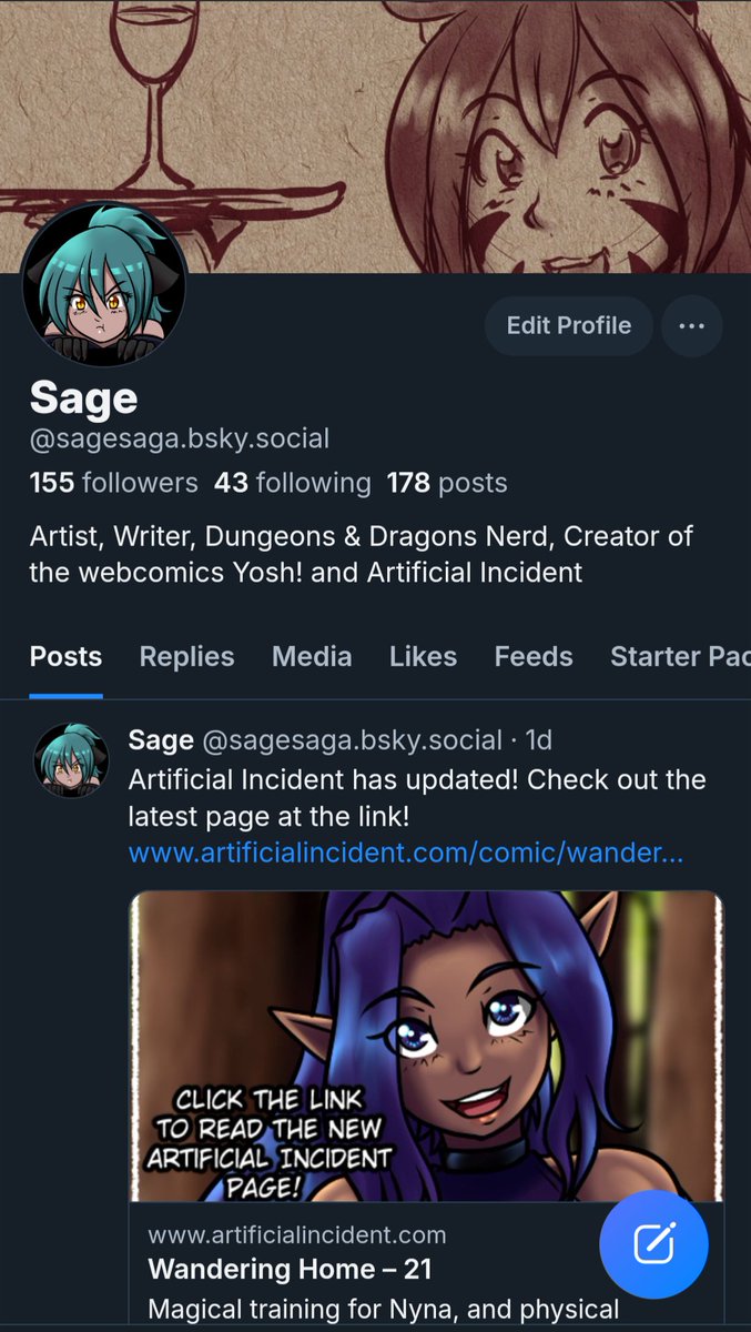Good time to remind people I have this account. Found a bunch of people I've been missing on it recently too... Weird...