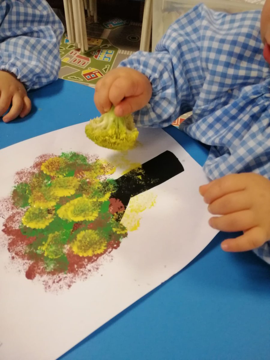 Kilkirbi's tweet photo. Terminado nuestro árbol de otoño pintado con brócoli 🥦😊
Así de chulo!! 👇🏽👇🏽👇🏽 https://t.co/qjwrSDbY3Q
