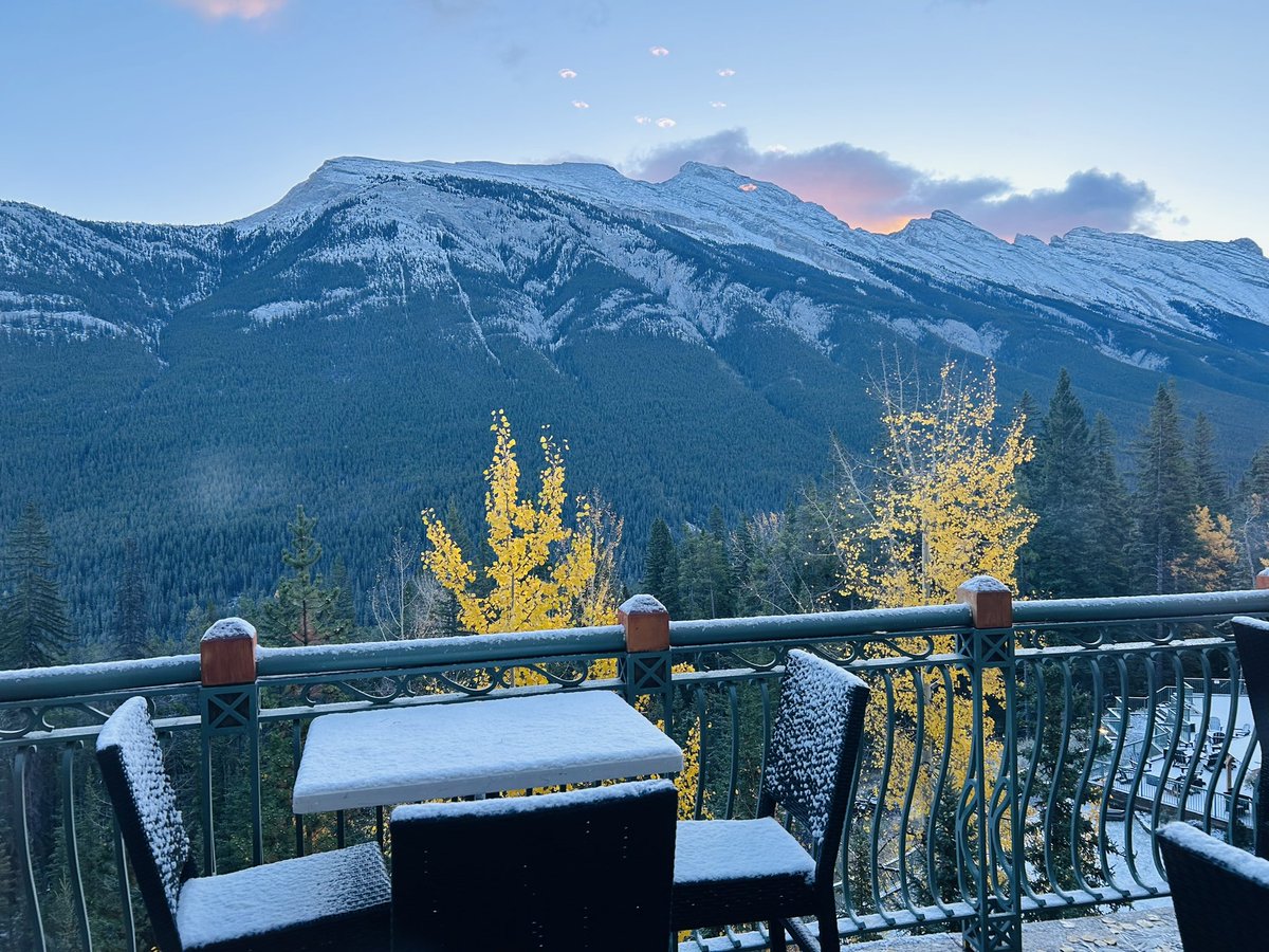 ConnieVitello's tweet image. First snow in beautiful #Banff at #RemTech! Thanks to @ESAARemTech for an excellent conference experience. Event highlights coming soon to EnvironmentJournal.ca.

#environment #events