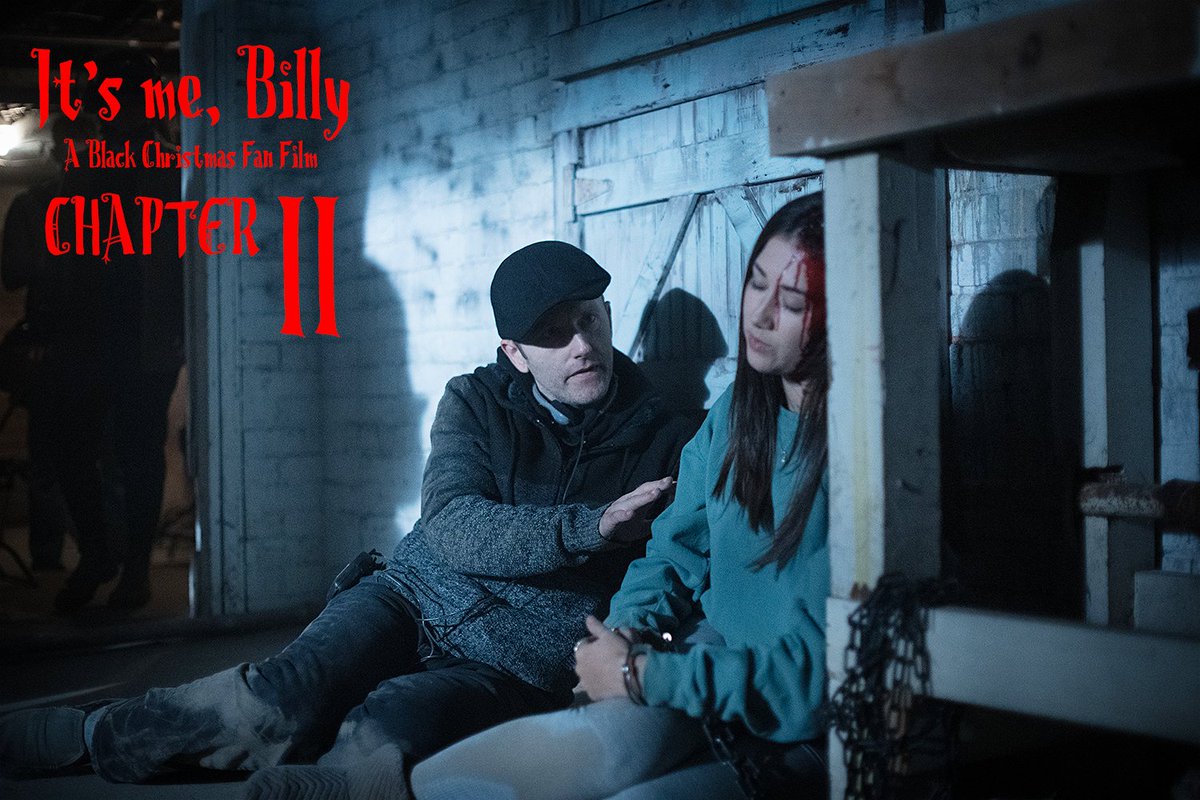 TheVoiceMann's tweet photo. It's Me, Billy: Chapter 2 BTS:
Victoria Mero and I work through an important scene, Sam's emotional rock bottom.
#Itsmebilly #itsmebilly2
#blackchristmas #HorrorMovies
#indiefilm #behindthescenes https://t.co/UFjI3ZTHaq