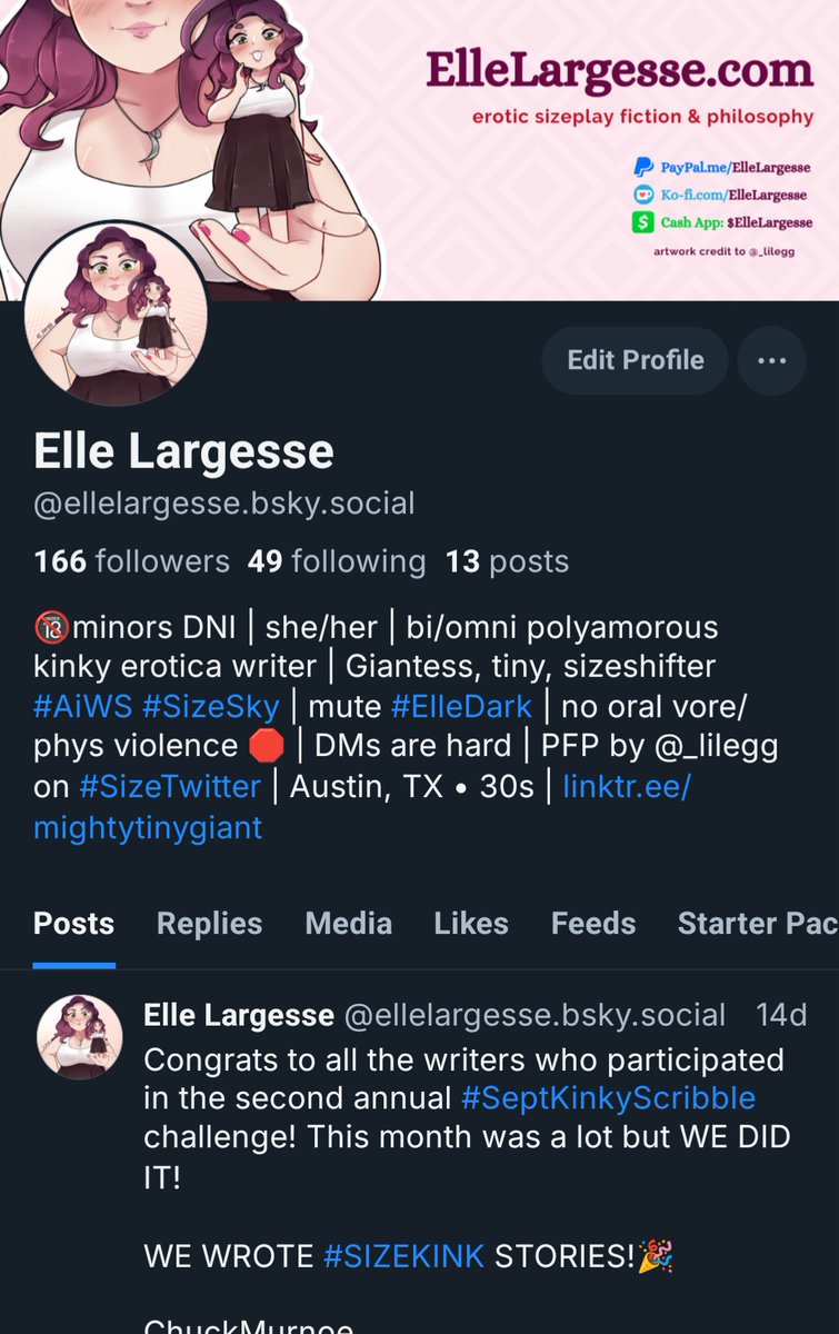 Elle Largesse tweet media