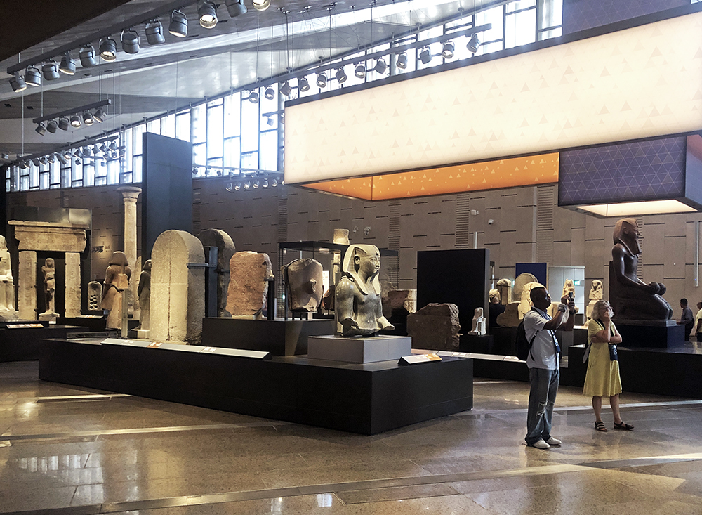 GemSusanna's tweet photo. The #MainGalleries, full of wonderful objects and stories, are accessible, spacious, air-conditioned and well-lit, and offer different modes of presentation for all, with apps and guides, models, interactive screens and augmented reality experiences.
#GEM #GrandEgyptianMuseum https://t.co/LoUxCPiINS