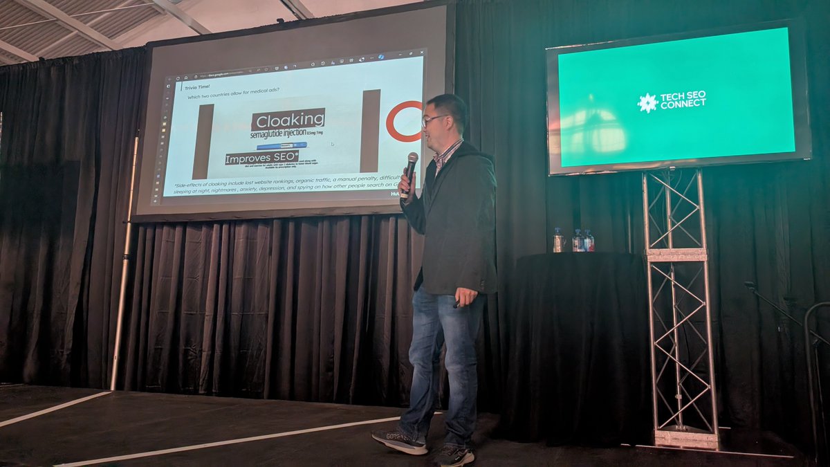 iPullRank's tweet image. TIL: I learned what @victorpan looks like. #techseoconnect