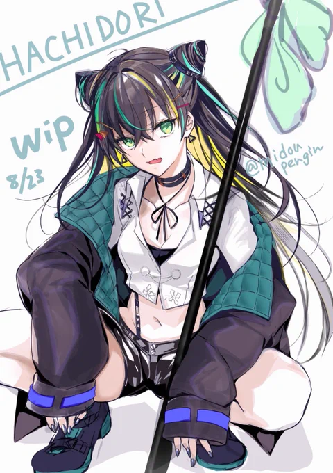 今夏の生誕祭に間に合わず...ハチドリさんwip #トワツガイ_FA 