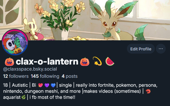 Clax_Space's tweet photo. do i have any other oomfs here that want me to follow them on bluesky? i just followed a lot of u all so i just wanna make sure no one is left behind https://t.co/kdD0TVJfik