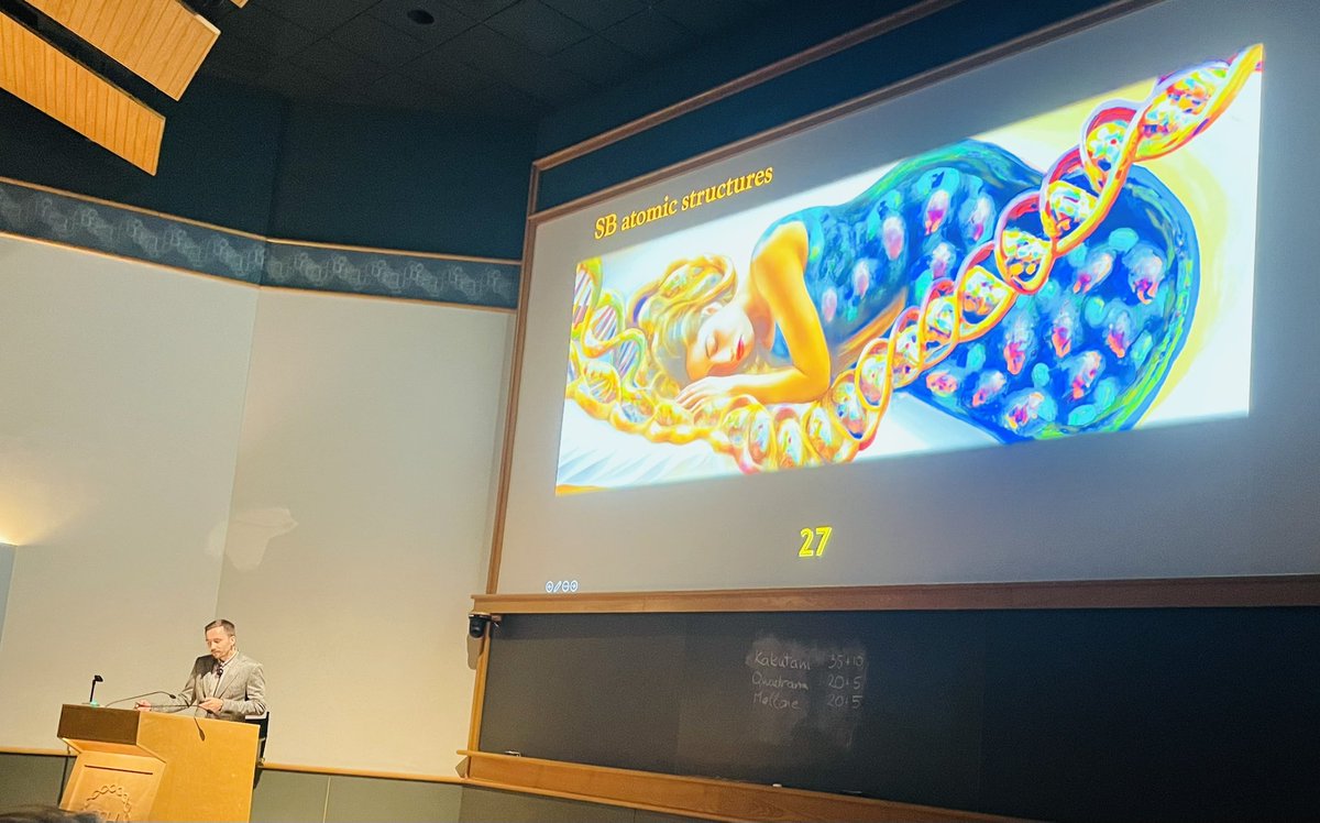 Cedric🧬➰🧬Feschotte (@cedricfeschotte) on Twitter photo <a href="/VladimirArinkin/">Vladimir Arinkin</a> (<a href="/BarabasGroup/">Barabas group</a>) unveils the structure of Sleeping Beauty, a transposon awakened 27 years ago. Beautiful! #cshlTE24 <a href="/VladimirArinkin/">Vladimir Arinkin</a> (<a href="/BarabasGroup/">Barabas group</a>) unveils the structure of Sleeping Beauty, a transposon awakened 27 years ago. Beautiful! #cshlTE24
