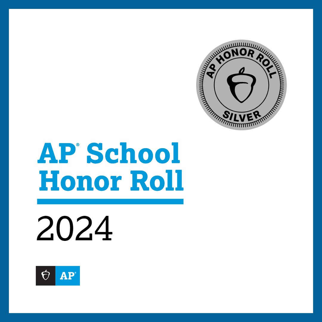 Millbrook recently earned this award for having 62% of 2023-24 Seniors who took at least one AP exam during HS, 38% of Seniors who earned at least a 3 or higher, &amp; 12% of Seniors who took five or more AP exams!