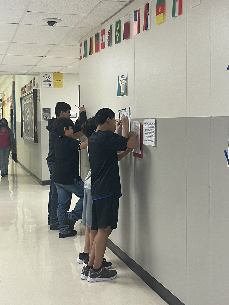Elena Zavala (@ezavala_nisd) on Twitter photo <a href="/MrHuertaNISD/">Michael Huerta</a> classes were engaged in a gallery walk today! 🤓👏🏽 <a href="/nisdmsela/">NISDMSELA</a> <a href="/NISDJones/">Jones Middle School</a> <a href="/NISDJonesSTEM/">Anson Jones Magnet School</a>
#PrideOfPinnRoad 🐾 <a href="/MrHuertaNISD/">Michael Huerta</a> classes were engaged in a gallery walk today! 🤓👏🏽 <a href="/nisdmsela/">NISDMSELA</a> <a href="/NISDJones/">Jones Middle School</a> <a href="/NISDJonesSTEM/">Anson Jones Magnet School</a>
#PrideOfPinnRoad 🐾