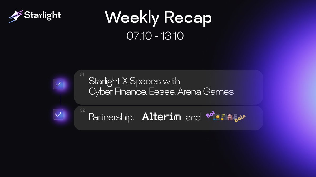 Starlight tweet media