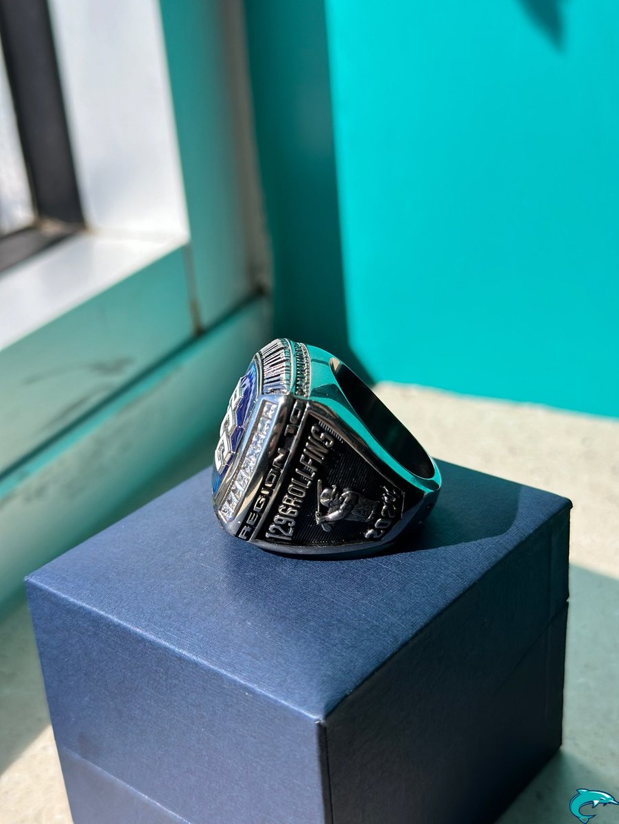 A closer look at our 2024 Region X Conference Championship ring!