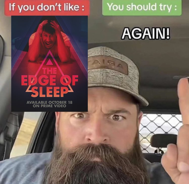 i am happy to report that this show is an absolute BANGER and i think you should go watch it

#TEOS #TheEdgeOfSleep #Markiplier