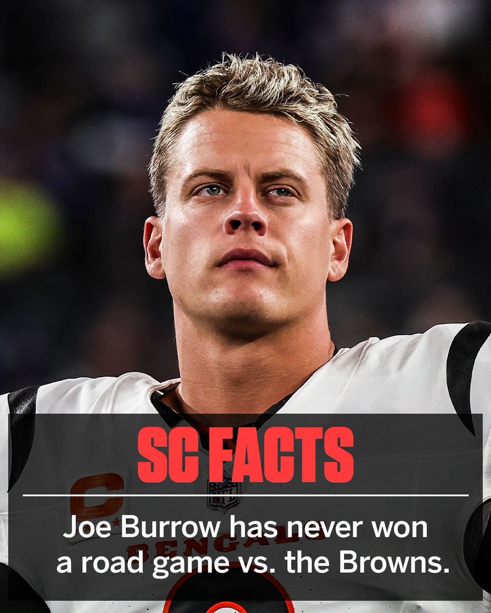 Joe Burrow is looking for his first win in Cleveland 👀