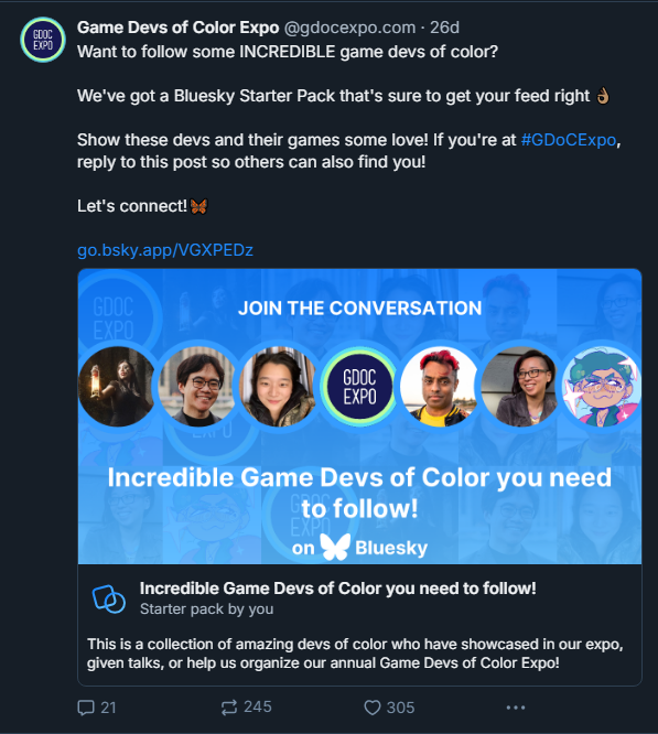 Game Devs of Color Expo tweet media