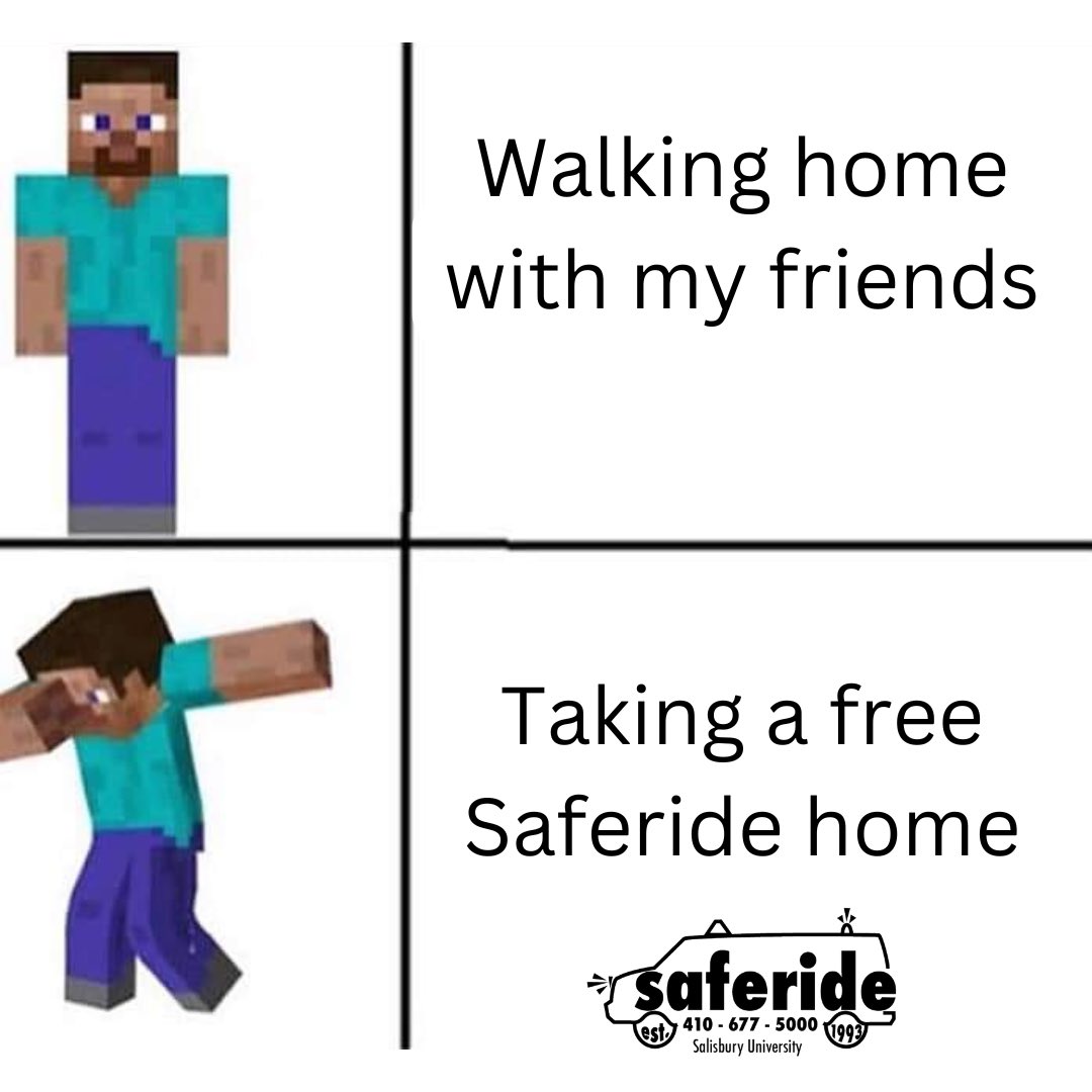 SUSaferide's tweet photo. Give us a call this weekend! We’ll shelter you from the mobs that spawn in the dark. 🚐⚔️🧟☠️🕷️ https://t.co/xz1PZI8Y8b