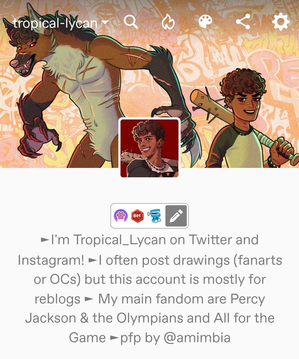 Tropical_Lycan's tweet image. Since people are leaving Twitter, feel free to follow me on bluesky Instagram or Tumblr ๐ฆ
