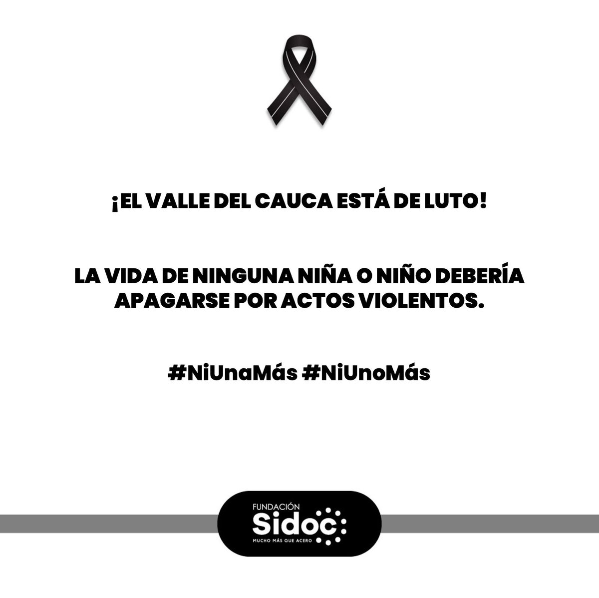 Rechazamos totalmente los hechos ocurridos con Sofía Delgado y expresamos nuestra profunda solidaridad con su familia. Como Fundación comprometida con la niñez, reafirmamos el compromiso de seguir trabajando para que cada niña y niño pueda vivir en un entorno protegido y seguro.