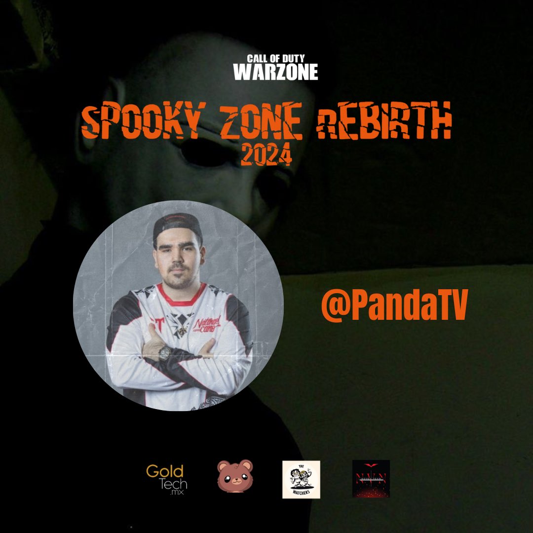 🎃 SPOOKYZONE REBIRTH 🎃

🪦Le damos la bienvenida a nuestro 4to capitán 🦇

🪦 <a href="/PandaTvMx/">CT PandaTv</a> 🪦

💀20 de Octubre 6:00PM Horas CDMX💀

@Bimbitodonitas
<a href="/th3watchers/">The Watchers</a> 
<a href="/goldtechmx/">Gold Tech Mx</a>