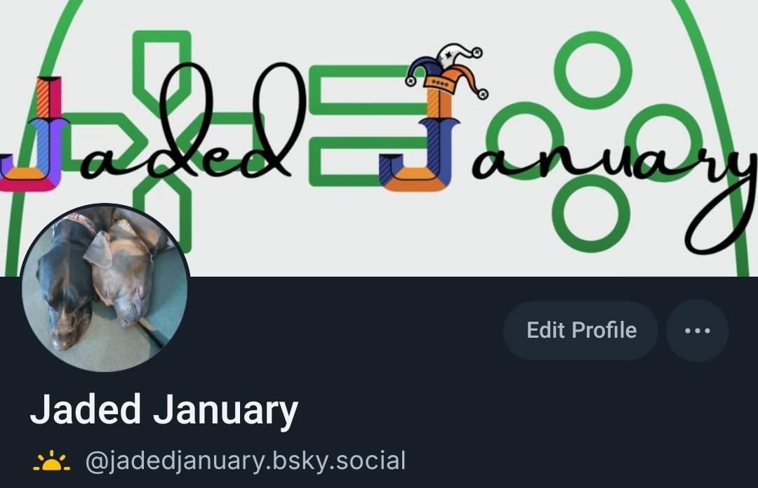 JadedJanuary's tweet photo. I did a thing. I'm more of a lurker these days, but give me a follow if you like and I'll probably follow back eventually 🙃 https://t.co/XTnsEwOzvE
