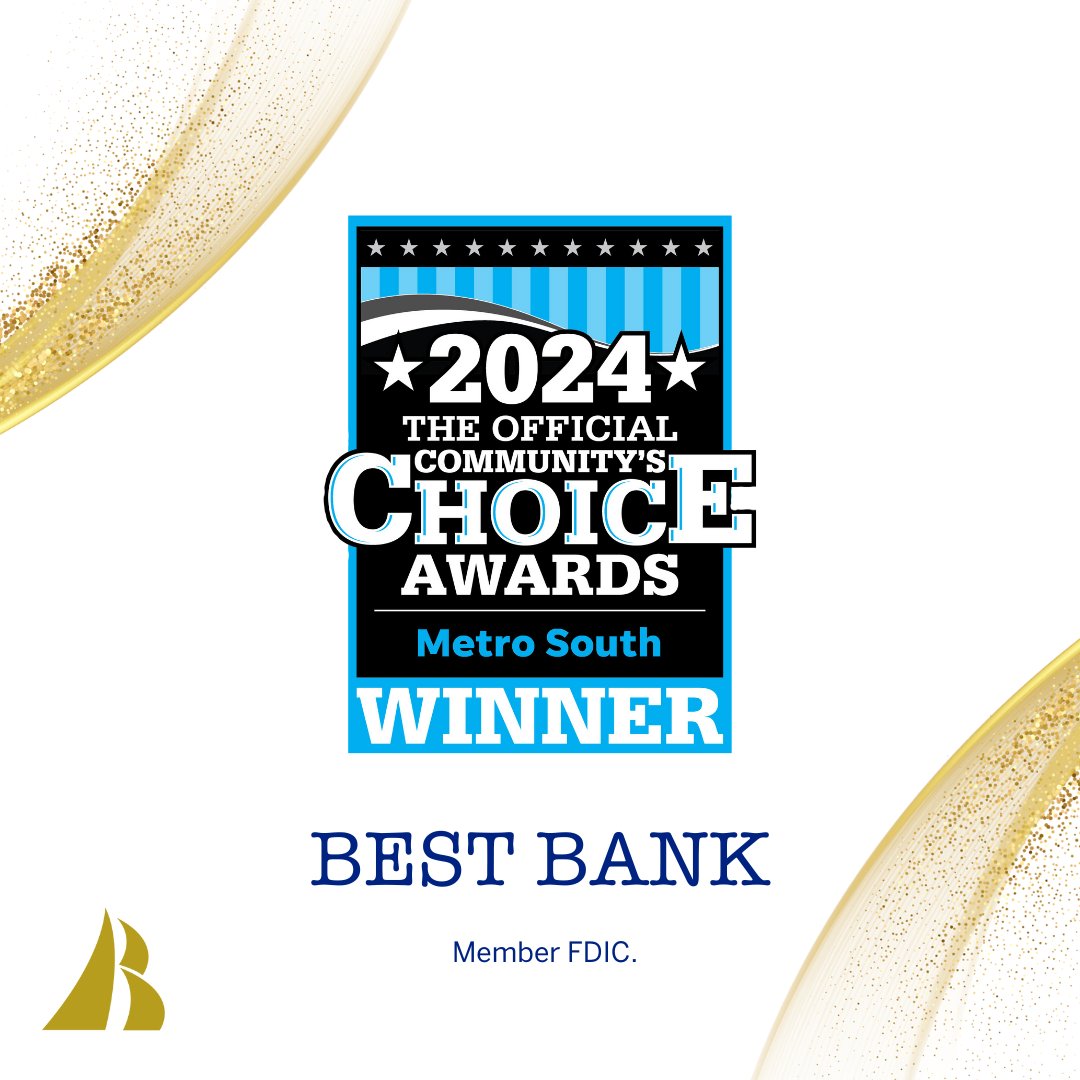 Best in Rhode Island...AND Massachusetts! We're honored to be named 'Best Bank' in this year's MetroSouth Community’s Choice Awards. A huge thank you to our incredible team and trusted community—this win is ours to celebrate together!

#HarborOneBank #Banking #MetroSouthAwards