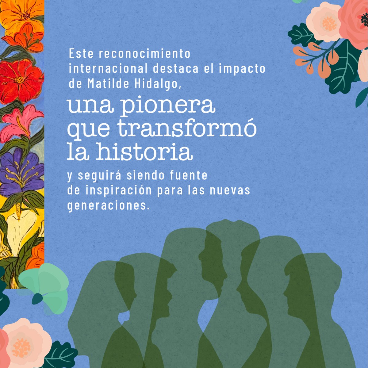 Un retrato de Matilde Hidalgo de Procel se exhibirá en la galería de héroes y heroínas de la <a href="/OEA_oficial/">OEA</a>.  Así, su lucha seguirá inspirando a las nuevas generaciones sobre la importancia de los Derechos Humanos y la equidad de género.

#ElNuevoEcuador 🇪🇨