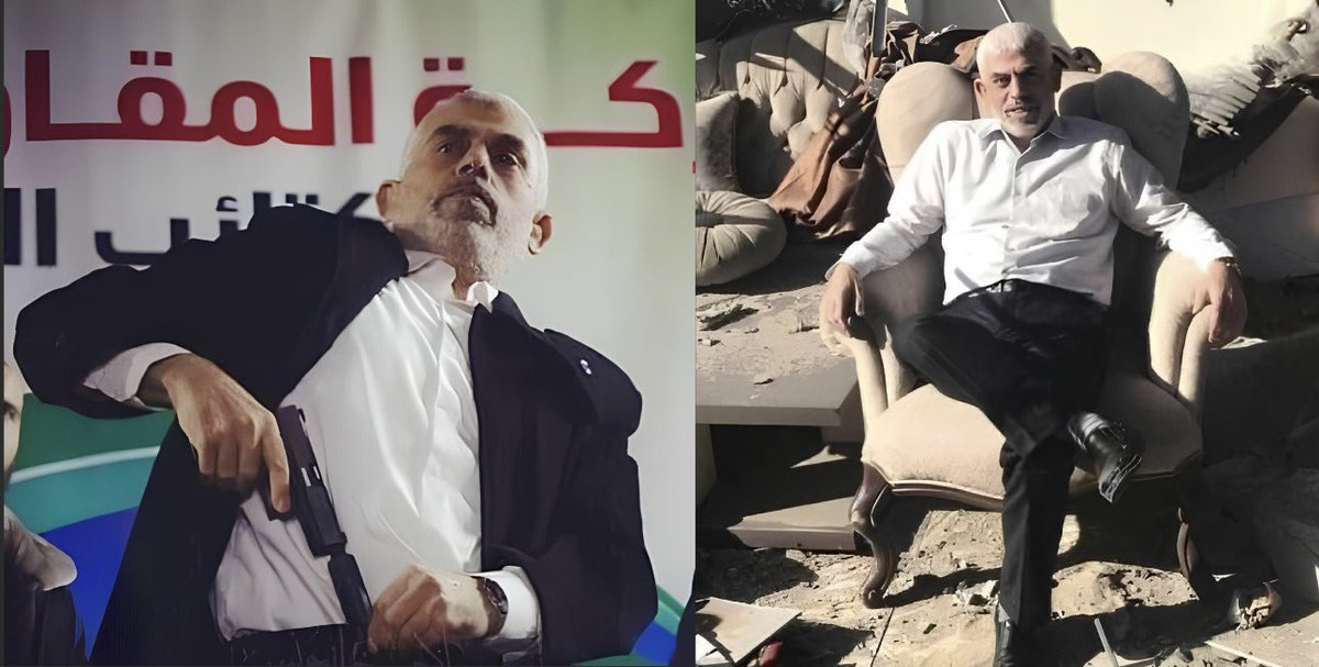 عاش ولم يخف ولم يهرب، عاش واستشهد مقاتلاً ببندقيته مقبلاً غير مدبر، استشهد كما يتمنى، فلا أراح الله الجبناء الذين خذلوك وخذلوا أهلك يا أبا إبراهيم.
#يحيى_السنوار
