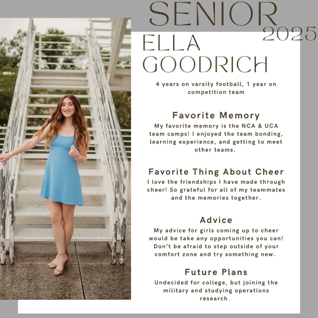 Senior Spotlight🌟
